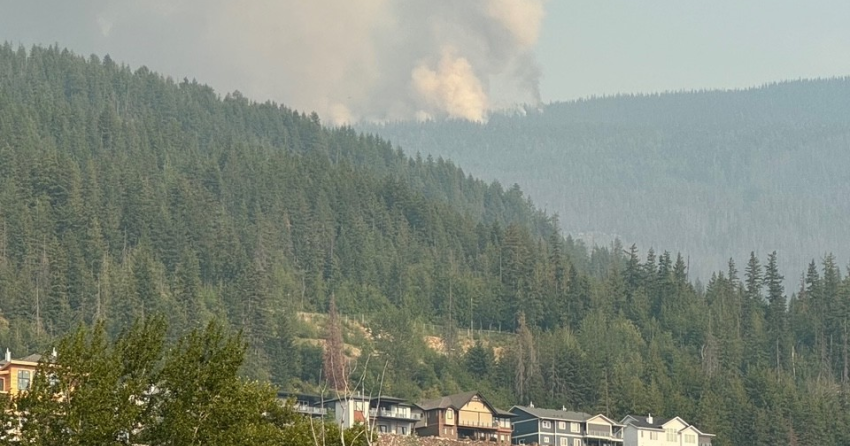 UPDATE: BCWS responding to 220-hectare wildfire in the Shuswap