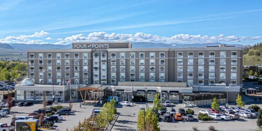 <who>Argus Properties</who>The newly expanded Four Points by Sheraton Kelowna Airport.