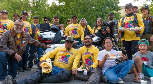 Three-day motorcycle ride benefits Columbia River salmon, people