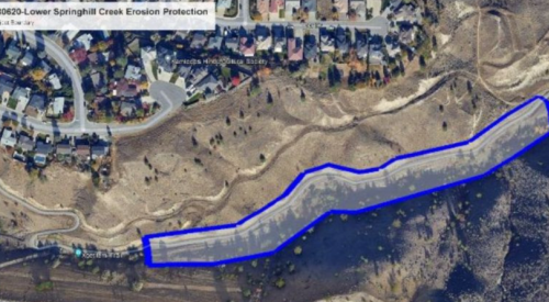 Erosion project starting on Sahali walking trail