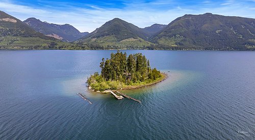 Private island on BC lake hits the market for $1.5M