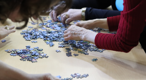 ‘Everyone's having fun’: Crowds put their puzzle-solving skills to the test