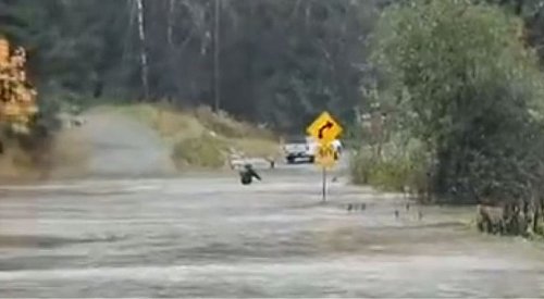 Body recovered, another person presumed dead in BC river after road washout