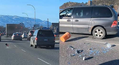 Viral Hwy 97 garbage tosser arrested, linked to other serious incidents in Kelowna